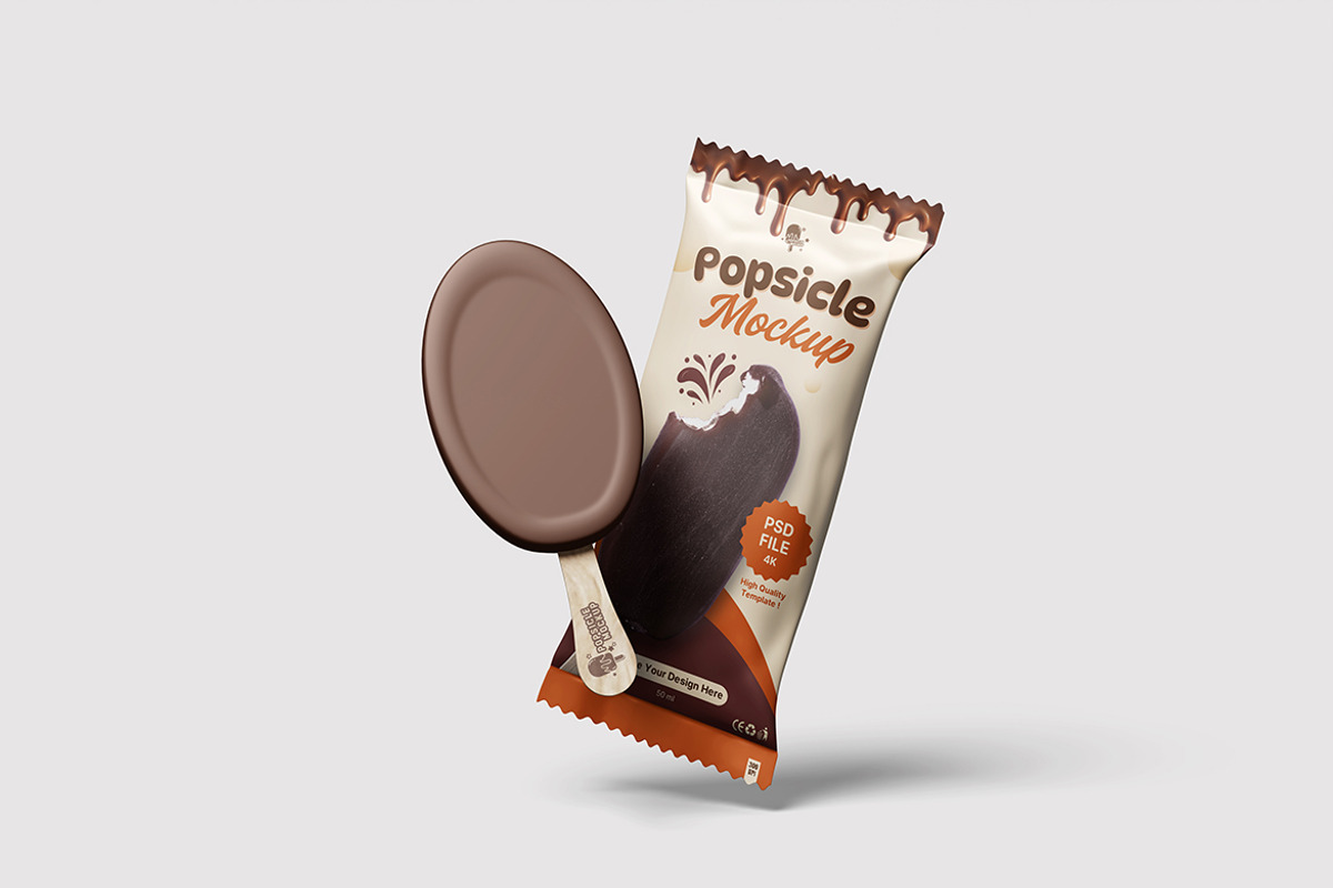 Modern Popsicle Mockup For Packaging, a Packaging Mockup by bimockup (Photo 4 of 6)
