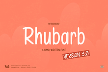 Rhubarb Handwriting Font