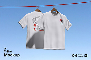T-Shirt Mockup Bundle Set, a Shirt Mockup by Rielismee