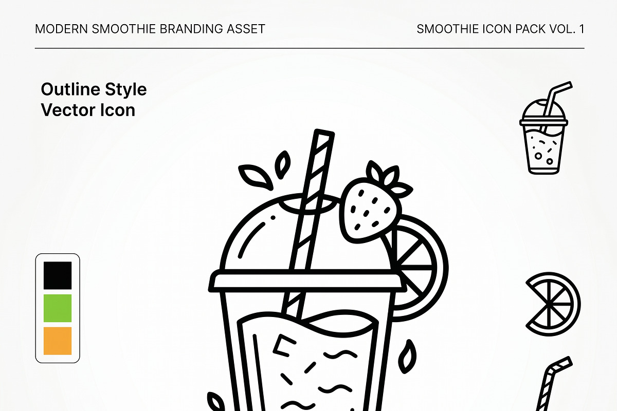 Bundles Vector Café Brunch Icon Set, an Outline Icon by adenpinkstore (Photo 1 of 9)