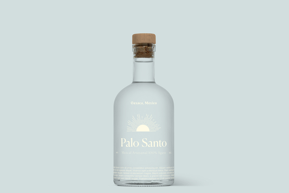 Glass Liquor Bottle Mockup, a Packaging Mockup by Copal (Photo 6 of 12)