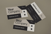 Company Business Card, a Business Card Template by graphicook (Thumbnail 2 of 3)