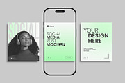 Instagram Post & Story Mockup Bundle, an Advertising Mockup by graphypix (Thumbnail 11 of 13)