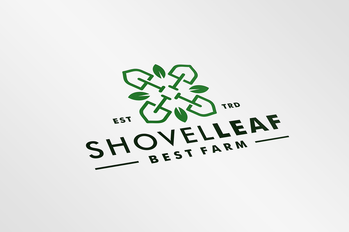 Plant shovel logo design farm, a Branding & Logo Template by mouze_art (Photo 3 of 4)