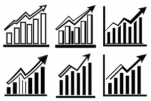 Depicting financial growth charts, an Object Graphic by Billah Hub