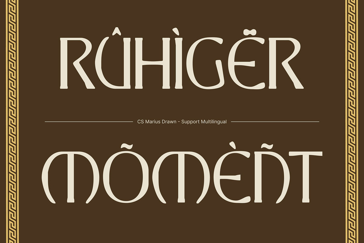 CS Marius Drawn, a Serif Font by Craft Supply Co. (Photo 7 of 8)