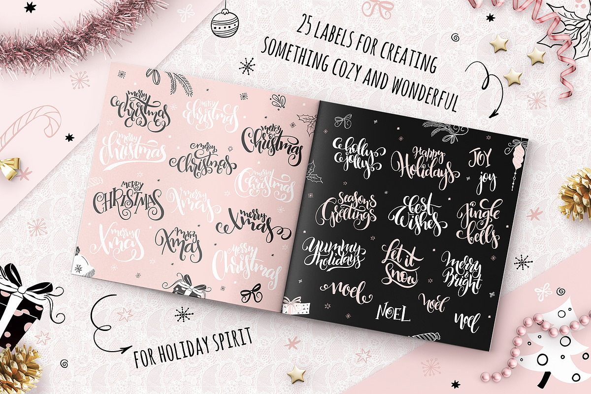 Rose Dream Christmas collection, an Object Graphic by catary art (Photo 3 of 13)