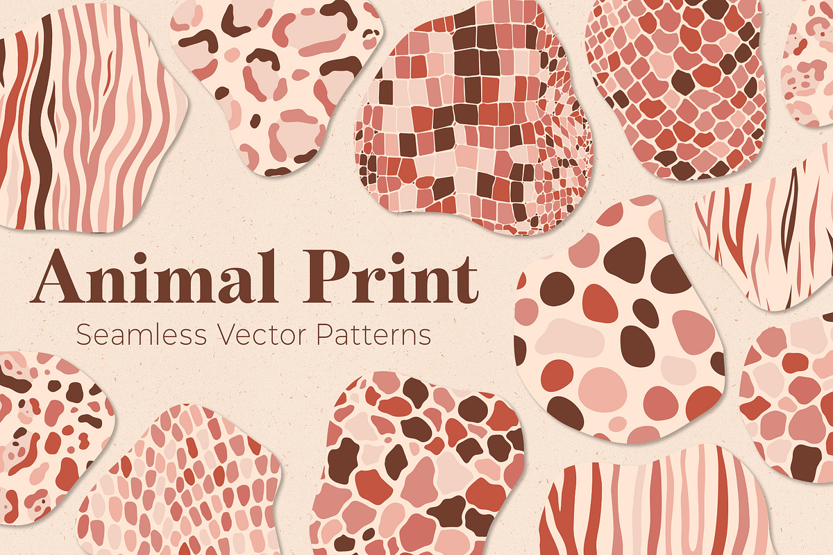Animal Print - Rosy Palette, a Pattern Graphic by Megs Lang (Photo 1 of 10)