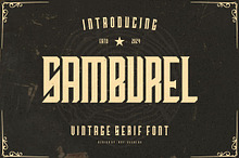 Samburel - Vintage Font Serif