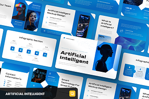 Artificial Intelligence, a Presentation Template by SquidPixey