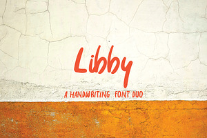 Libby Font - A Handwriting Font Duo