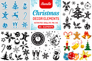 Christmas Decor Elements, a Solid Icon by TAlex (Thumbnail 1 of 7)