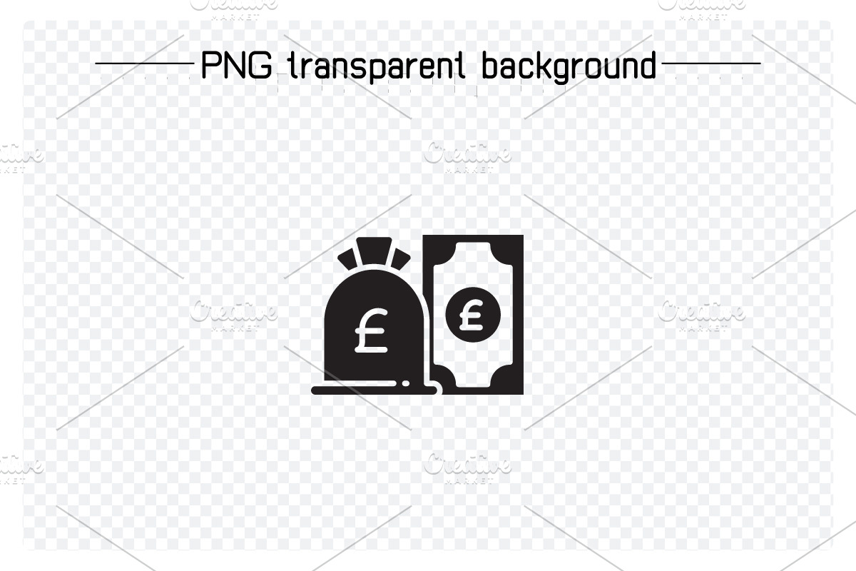 Pound Bank, Coin Money Icons Set, a Finance Illustration by Designfour (Photo 2 of 7)