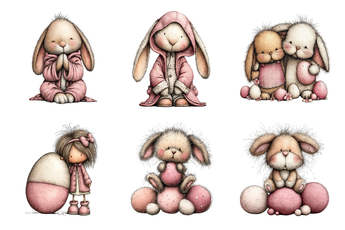 Farmhouse easter decor clipart, an Illustration by SinaCreation (Photo 5 of 11)