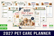 2027 Pet Care Planner, a Stationery Template by Designmela01 (Thumbnail 1 of 5)