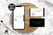 Minimalist Business Card Template, a Business Card Template by SimoDigitalArt (Thumbnail 3 of 11)
