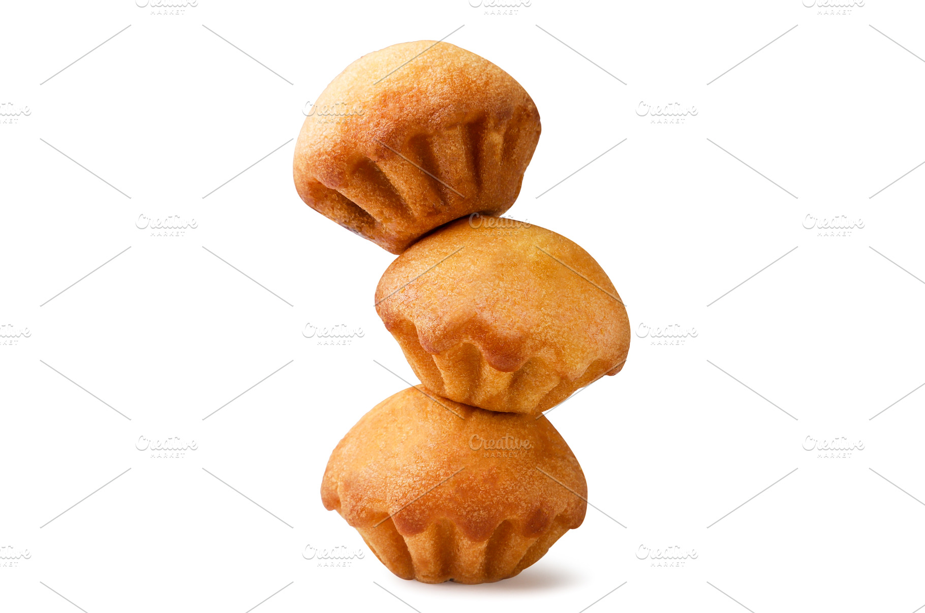 Muffins standing on top of each, a Food & Drink Photo by innakreativ