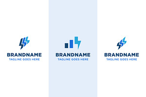 Finance Power Simple Modern Logo, a Branding & Logo Template by Pray Art Design Studio