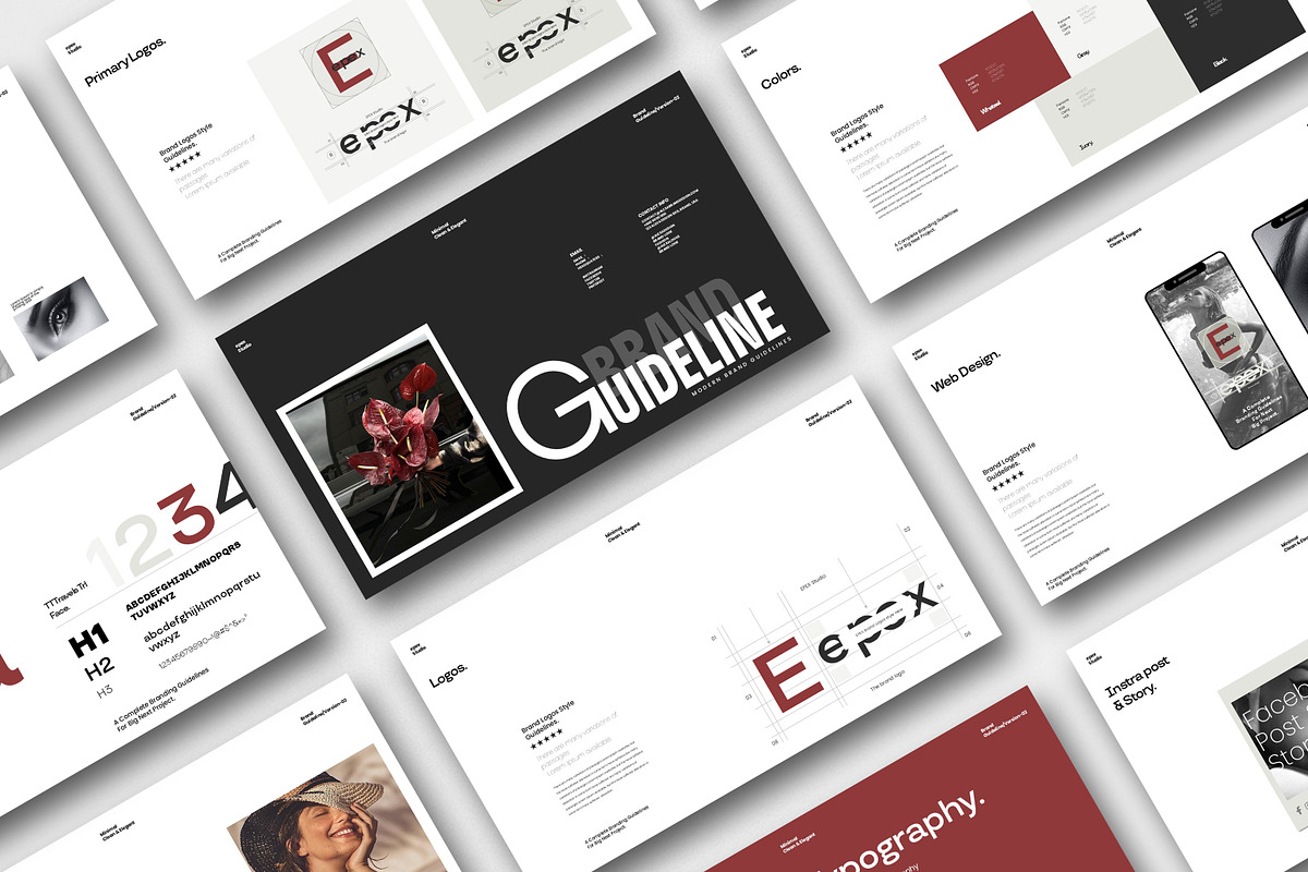 EPEX | Brand Guidelines Template, a Presentation Template by Slide-Agency (Photo 4 of 11)