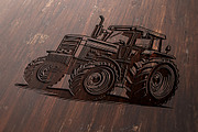 Farm tractor svg clipart, a Graphic by FITALARTSNEDIGI (Thumbnail 2 of 4)