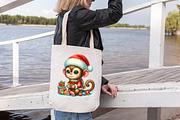 Christmas Monkey Clipart, an Illustration by DreamArtGraphic (Thumbnail 5 of 6)