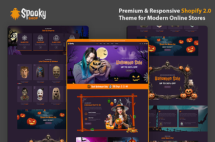 Halloween Shopify Theme 2.0, a Shopify Template by LogicGo Shopify Experts