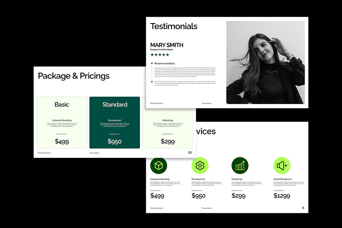 Creative Portfolio Template, a Presentation Template by Devators (Photo 6 of 6)