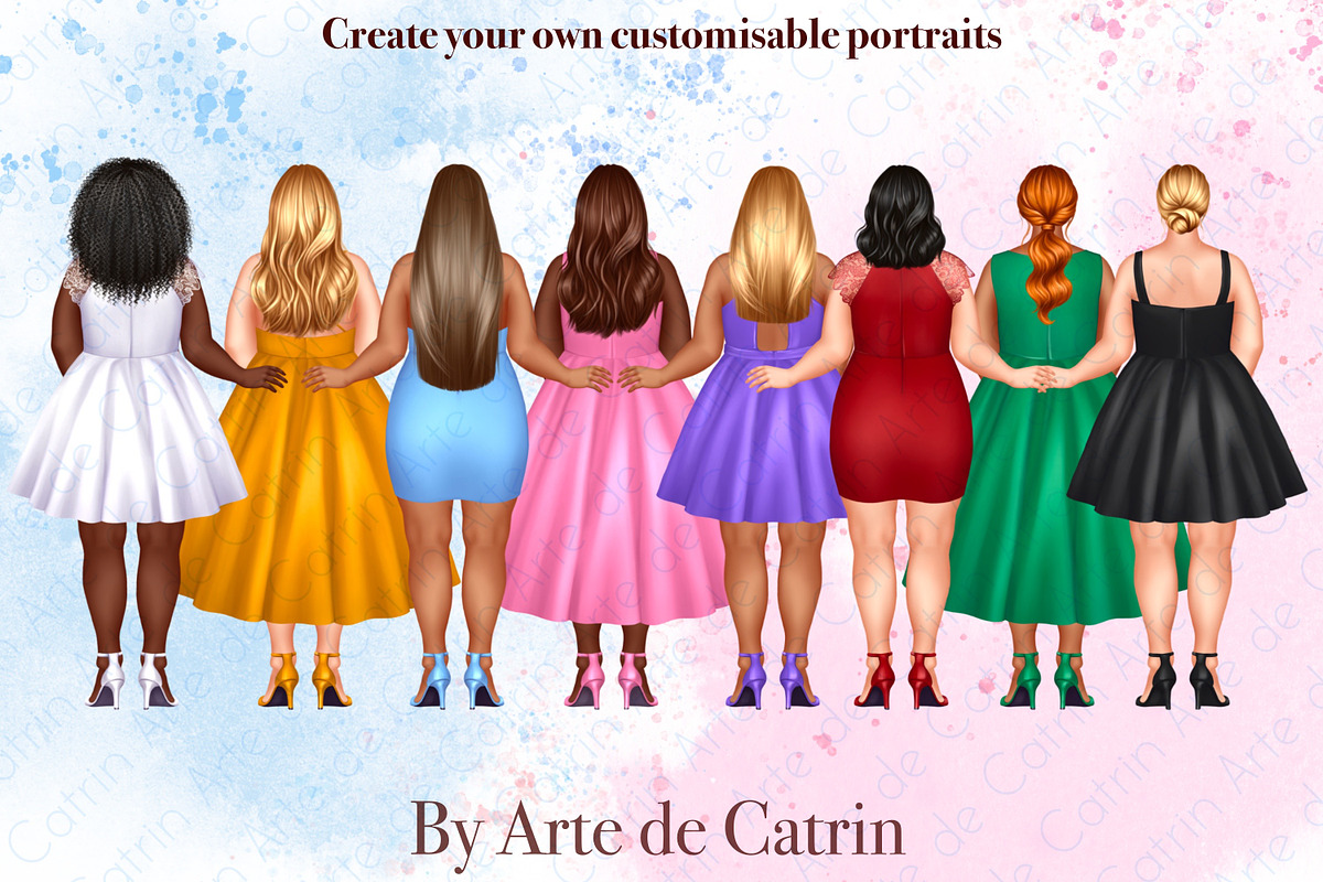 University Graduates Girls Plus Size, a Graphic by ArtedeCatrin (Photo 3 of 10)