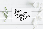 Good Morning Handwritten Font, a Blackletter Font by Hudson Lark Studio (Thumbnail 3 of 4)