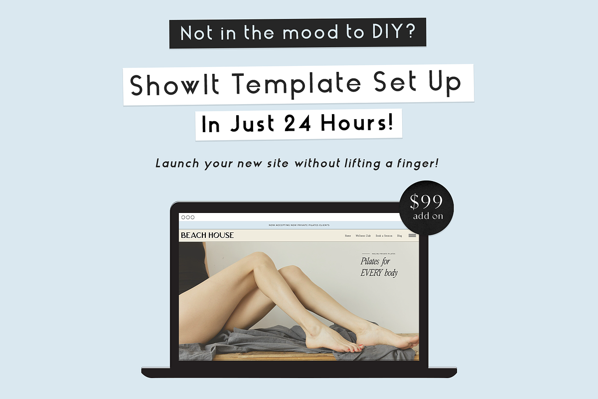 Showit Website Sales Page Tempalte, a Websites & App Template by Scribble Society (Photo 8 of 8)