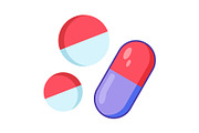 Pills Vector Icon, an Icon by Pexelpy (Thumbnail 1 of 2)