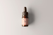 Amber Glass Dropper Bottle Mockups, a Cups & Container Mockup by pmvch (Thumbnail 10 of 20)