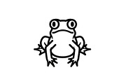 Frog Silhouette Vector Bundle, an Illustration by jahid234 (Thumbnail 2 of 46)