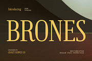 Brones – Classic Font, a Serif Font by Craft Supply Co. (Thumbnail 1 of 8)