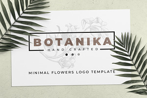 Floral logo templates