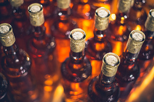 Ice wine bottles, a Food & Drink Photo by Mark Borbely