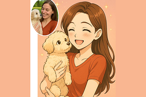 Custom Anime Portrait, a Person Illustration by HubbaDigitals