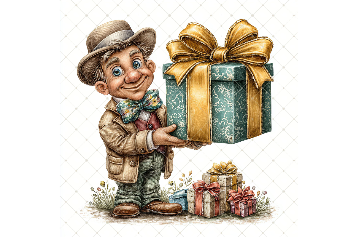 Man's Birthday Clipart JPG, a Person Illustration by Memories By Lea (Photo 19 of 20)