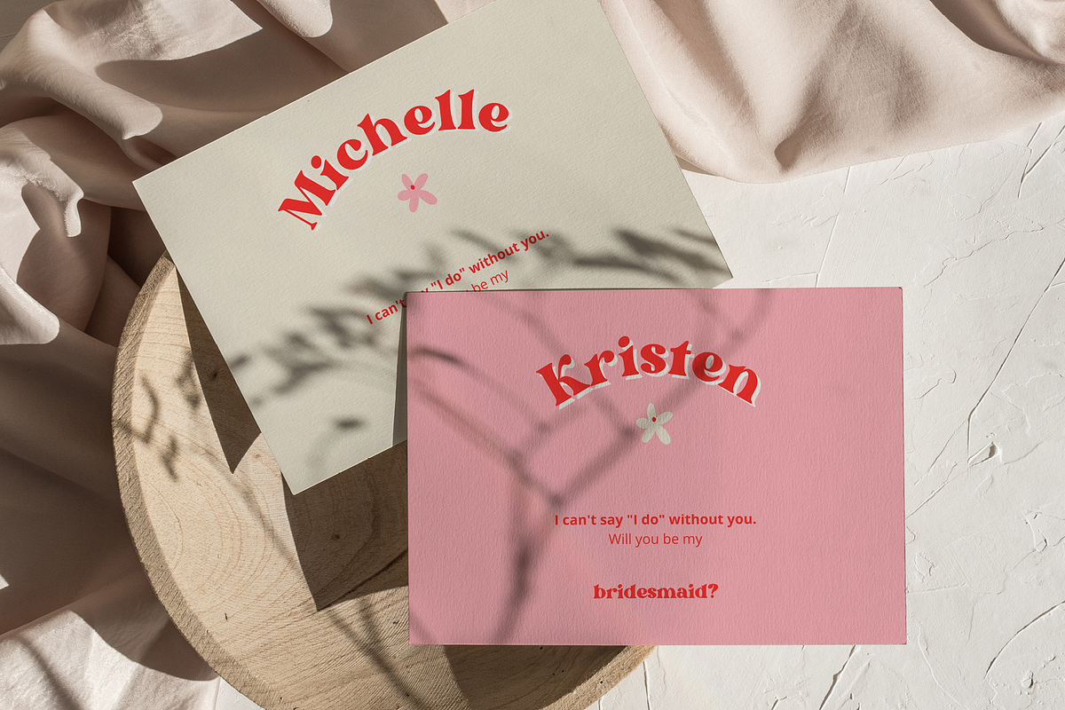 Retro Colorful Floral Wedding Bundle, an Invitation Template by StudioVonBraitenberg (Photo 7 of 13)
