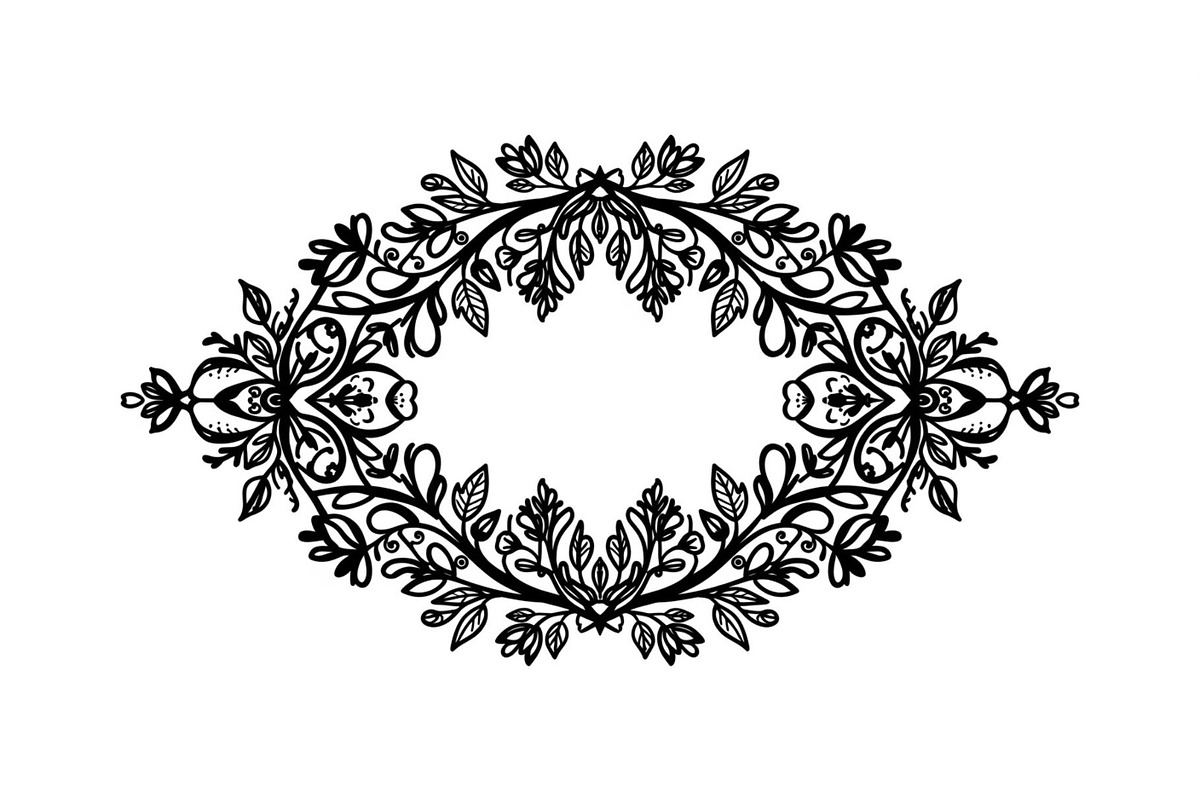 Vintage Floral Frame Vector Bundle, an Illustration by Designs_River (Photo 40 of 51)