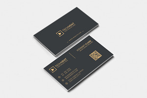 Gold Minimal Business Card