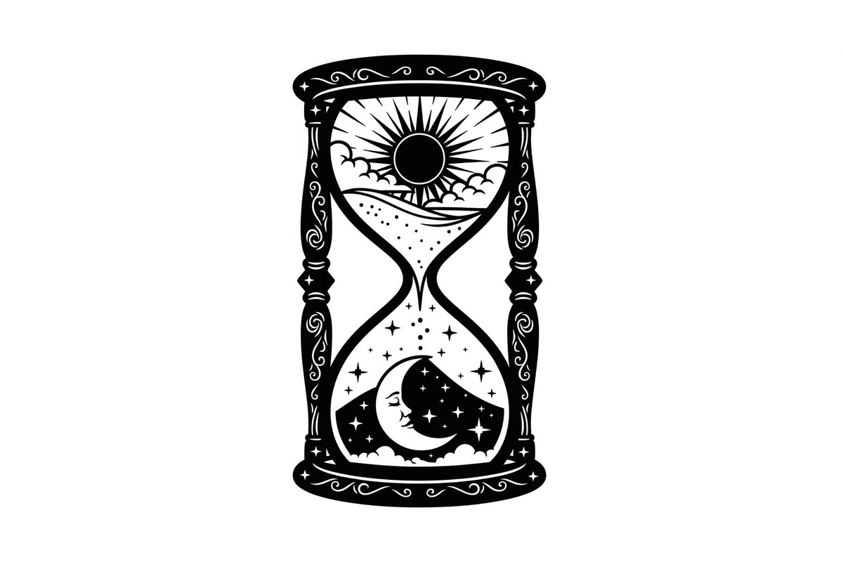 Celestial Sun Moon Hourglass Bundle, an Illustration by Gaye Art (Photo 14 of 31)