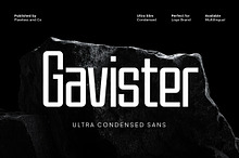 Gavister - Condensed Sans Serif