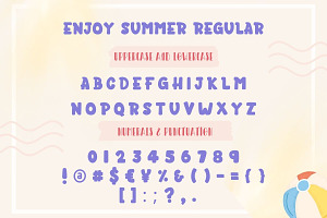 Enjoy Summer Display Font