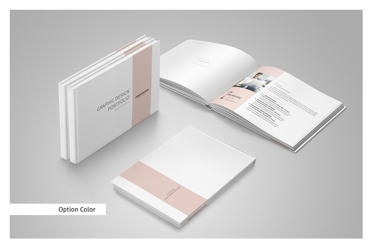 Graphic Design Portfolio Template, a Brochure Template by adekfotografia (Photo 3 of 24)