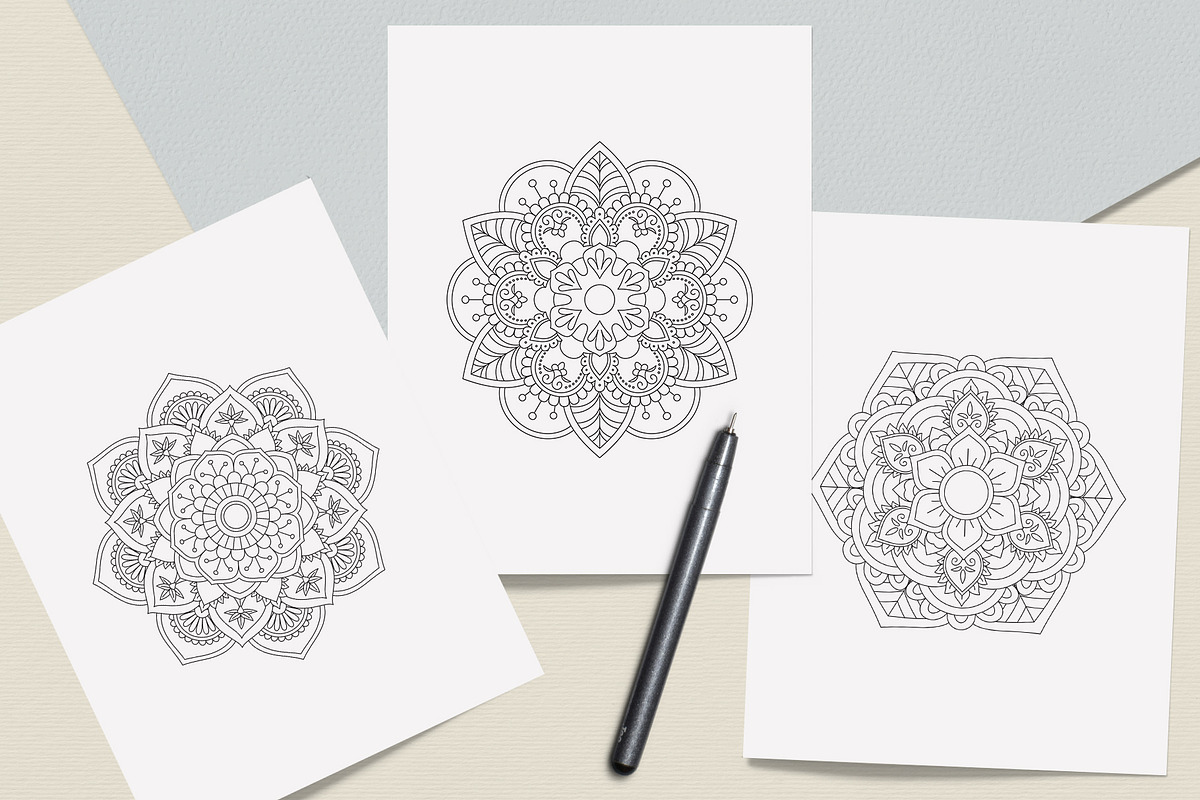 Mandala Coloring Book, a Graphic by MISTstudioDesign (Photo 7 of 8)