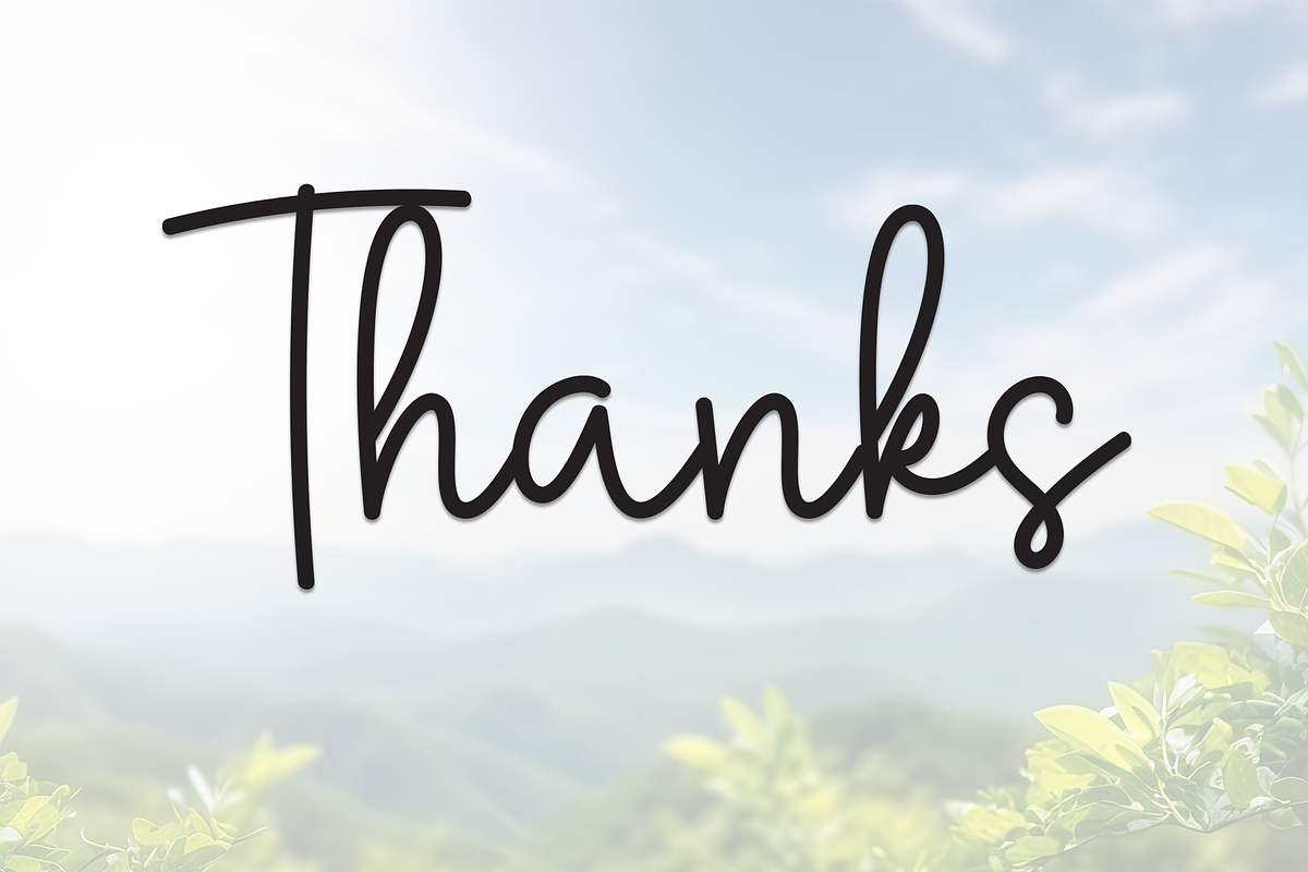 Nature | Script Font, a Handwritten Font by Scratchones (Photo 9 of 9)
