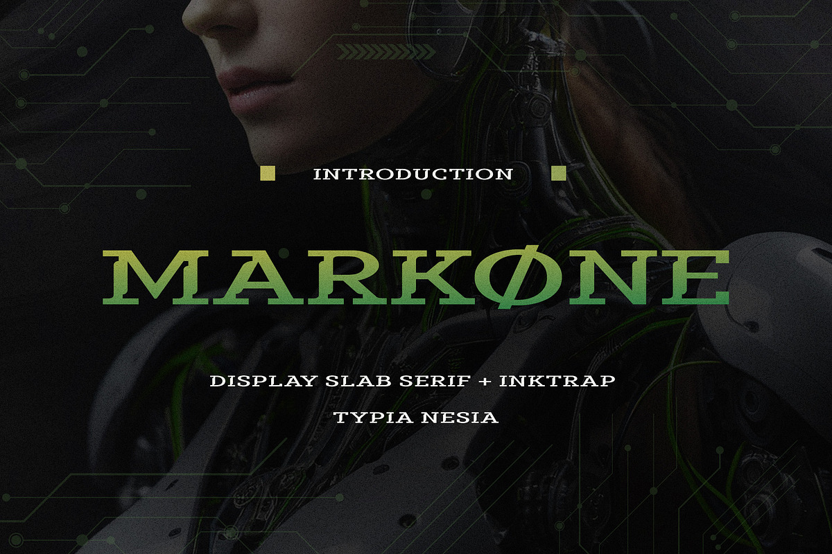 Markone - Display Slab Serif Font, a Slab Serif Font by Typia Nesia (Photo 1 of 12)