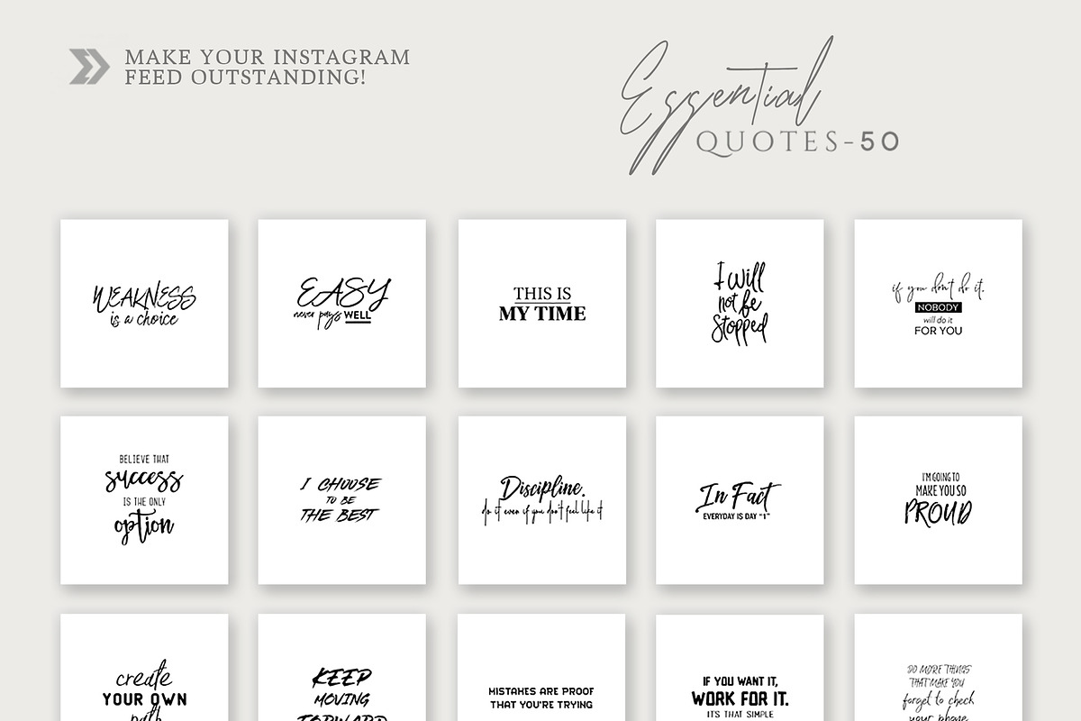 645 Essential Social Media Quotes, a Social Media Template by Eviory (Photo 15 of 25)