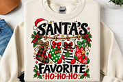 Santa's Favorite Ho Ho Ho Christmas, a Seasonal Illustration by Canvas Craft (Thumbnail 2 of 6)